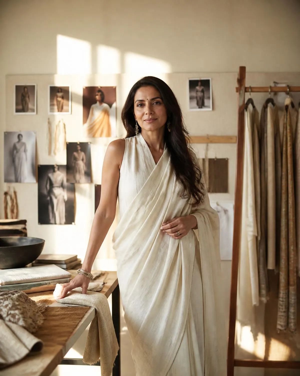 Ishani Raghav, founder of Velvet Vows, in her Delhi studio